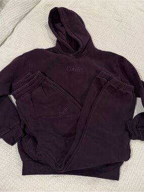 Comfrt Hoodie & Jogger Set - Deep Plum